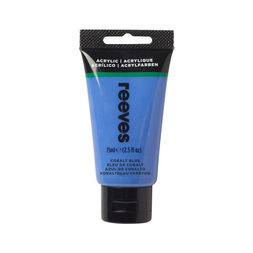 505004 - REEVES ACRYLIC ARTIST PAINT 75ml Cobalt Blue